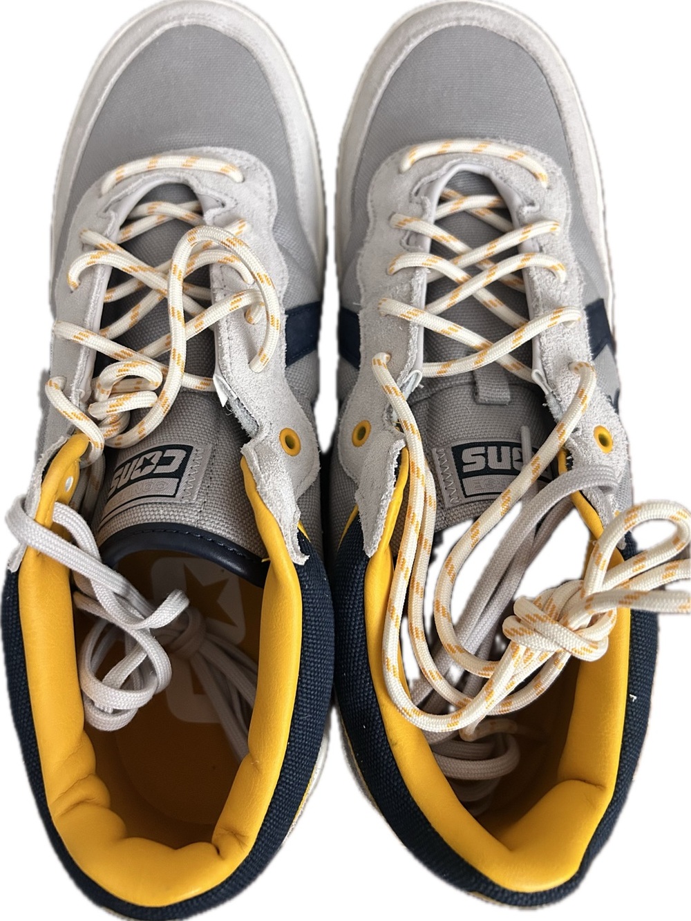 Converse CONS Fastbreak Pro Mid Suede & Canvas Men’s Sneakers - Picture 3 of 3